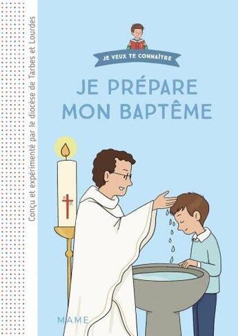 Couverture du livre « Je prépare mon baptême : livret enfant » de  aux éditions Mame