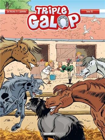 Couverture du livre « Triple galop Tome 16 » de Christophe Cazenove et Benoit Du Peloux aux éditions Bamboo