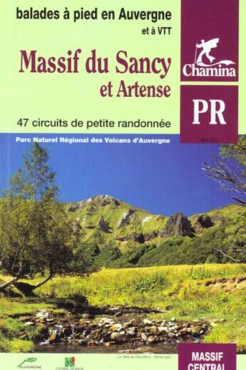 Couverture du livre « Massif du sancy et artense balades et rando a pied » de  aux éditions Chamina