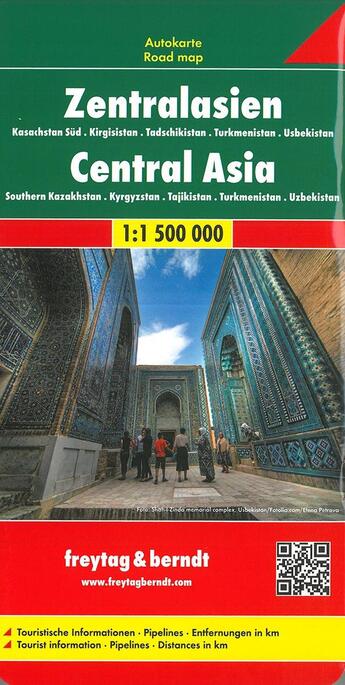 Couverture du livre « Asie centrale » de  aux éditions Freytag Und Berndt