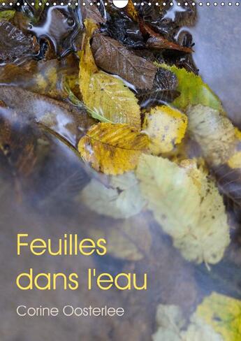 Couverture du livre « Feuilles dans l eau calendrier mural 2018 din a3 vertical - eclats de lumiere sur les feui » de Oosterlee C aux éditions Calvendo