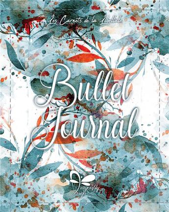 Couverture du livre « Bullet journal - aquarelle paradis - carnet a spirales, 200 pages pointillees, 17x22cm » de Dragonfly Design aux éditions Books On Demand