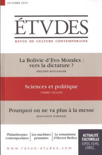 Couverture du livre « Etudes 4264 - octobre » de  aux éditions Ser