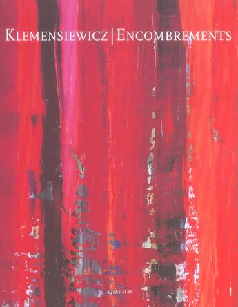 Couverture du livre « Encombrements » de Piotr Klemensiewicz aux éditions Actes Sud