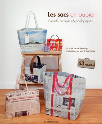 Couverture du livre « Les sacs en papier » de  aux éditions De Saxe