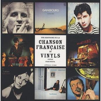 Couverture du livre « Une histoire de la chanson française en vinyls » de Stan Cuesta aux éditions Ereme