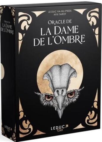 Couverture du livre « Oracle de la dame de l'ombre » de Nyx Tarot et Le-Duc-Va-Nu-Pieds aux éditions Leduc