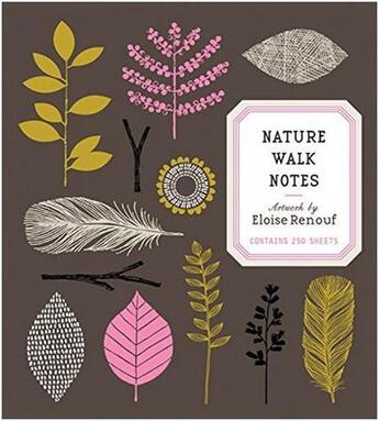 Couverture du livre « Nature Walk Notes - Artwork By Eloise Renouf /Anglais » de Eloise Renouf aux éditions Rockport