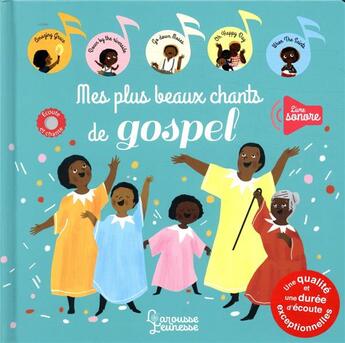 Couverture du livre « Mes plus beaux chants de gospel » de Marie Paruit aux éditions Larousse