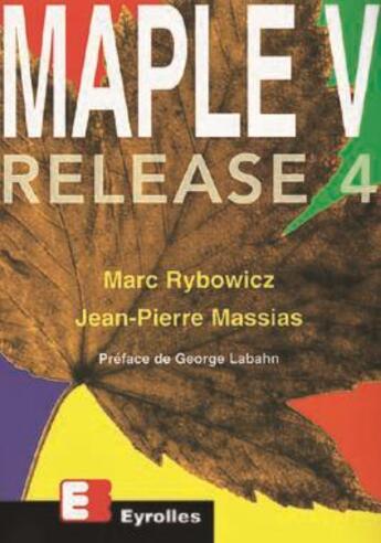 Couverture du livre « Mapple V Release 4 » de Rybowicz aux éditions Eyrolles