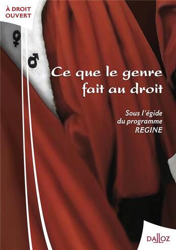 Couverture du livre « Ce que le genre fait au droit » de Hennette-Vauchez et Roman aux éditions Dalloz