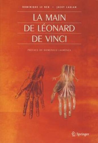 Couverture du livre « La main de Léonard de Vinci » de Le Nen D. aux éditions Springer