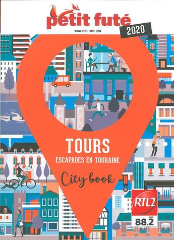 Couverture du livre « GUIDE PETIT FUTE ; CITY GUIDE ; Tours (édition 2020) » de  aux éditions Le Petit Fute