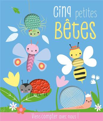 Couverture du livre « Cinq petites bêtes » de Shannon Hays aux éditions 1 2 3 Soleil