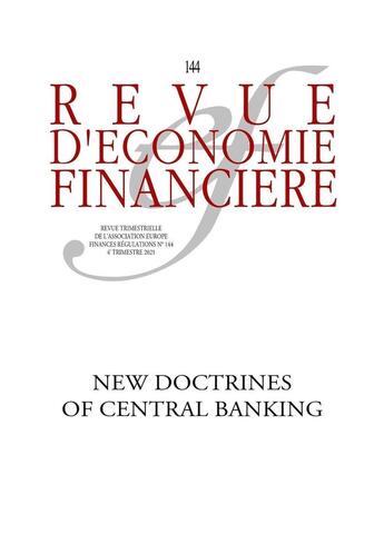 Couverture du livre « New doctrines of central banking » de Mauderer/Beres/Ragot aux éditions Association D'economie Financiere