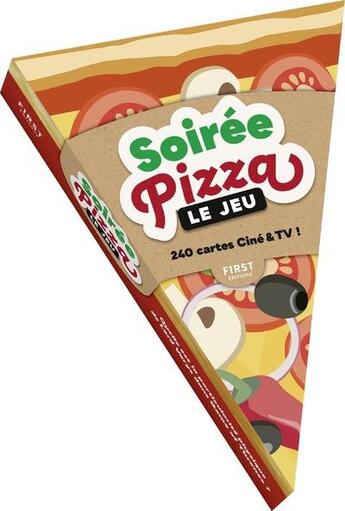 Couverture du livre « Soiree pizza » de Philippe Lombard aux éditions First