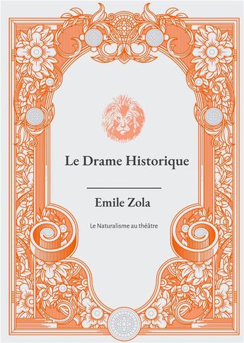 Couverture du livre « Le drame historique » de Émile Zola aux éditions Books On Demand