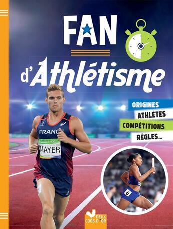 Couverture du livre « Fan d'athlétisme » de Mickael Grall et Cocozool aux éditions Deux Coqs D'or