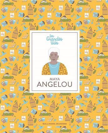 Couverture du livre « Les grandes vies ; Maya Angelou » de Jawando Danielle aux éditions Gallimard-jeunesse