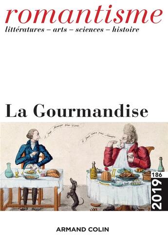 Couverture du livre « Romantisme N.186 ; 4/2019 » de Romantisme aux éditions Armand Colin