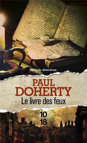 Couverture du livre « Le livre des feux » de Paul Doherty aux éditions 10/18