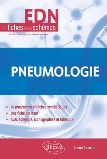 Couverture du livre « Pneumologie » de Chiara Tormena aux éditions Ellipses