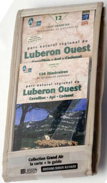 Couverture du livre « Cartoguide pnr luberon est - apt, pertuis, manosque, forcalquier » de  aux éditions Glenat