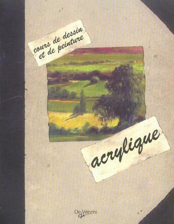 Couverture du livre « Acrylique (l) » de Blanc aux éditions De Vecchi