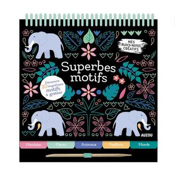 Couverture du livre « Superbes motifs - a gratter » de Ryder-Gray Jane aux éditions Philippe Auzou