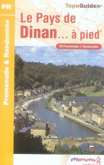 Couverture du livre « Le pays de dinan à pied » de  aux éditions Ffrp