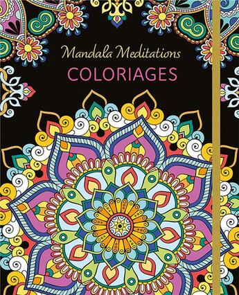 Couverture du livre « Mandala méditations : coloriages » de Petra Theissen aux éditions Chantecler