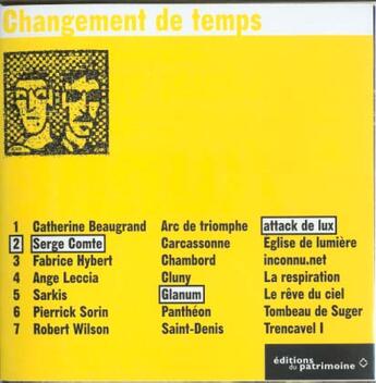 Couverture du livre « Glanum / attack de lux n 2 - changement de temps » de Comte Serge aux éditions Editions Du Patrimoine