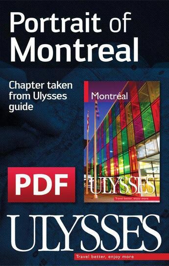 Couverture du livre « Portrait of Montréal » de  aux éditions Ulysse