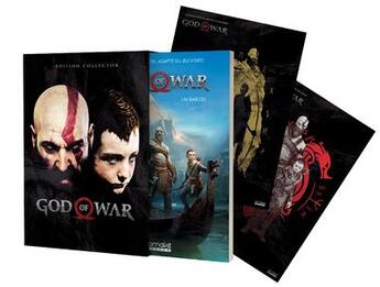 Couverture du livre « God of War ; le roman officiel du jeu video » de James Barlog aux éditions Omake Books