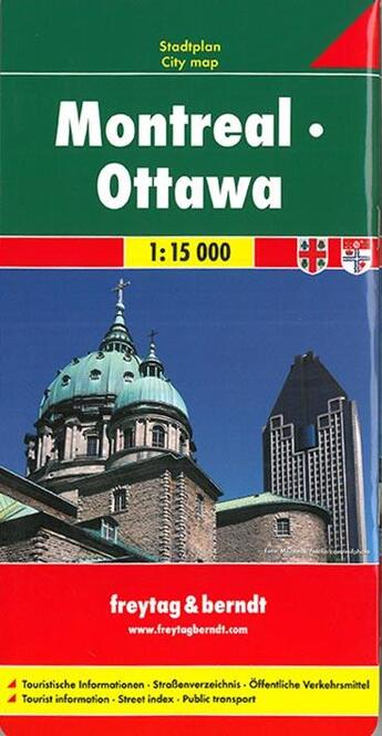 Couverture du livre « Montreal, Ottawa » de  aux éditions Freytag Und Berndt