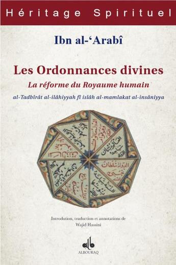 Couverture du livre « Ordonnances divines » de Muyeddine Ibn Arabi aux éditions Albouraq