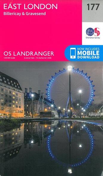 Couverture du livre « East London » de  aux éditions Ordnance Survey