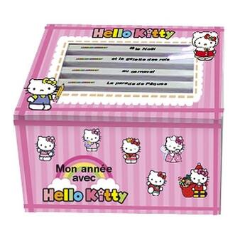 Couverture du livre « Hello Kitty ; ma première bibliothèque » de  aux éditions Hachette Jeunesse