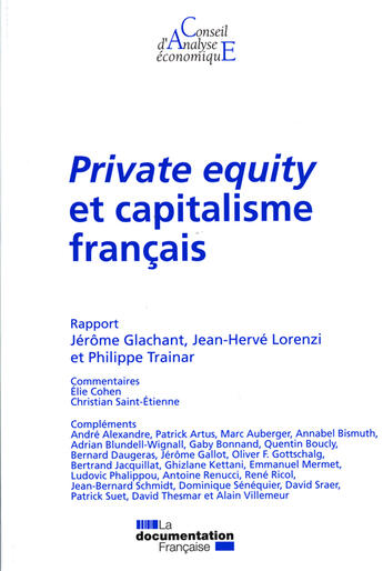 Couverture du livre « Private equity et capitalisme fraccais » de  aux éditions Documentation Francaise