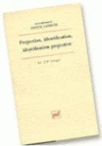 Couverture du livre « Projection identification » de Sandler J aux éditions Puf