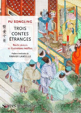 Couverture du livre « Trois contes étranges » de Songling Pu aux éditions Puf