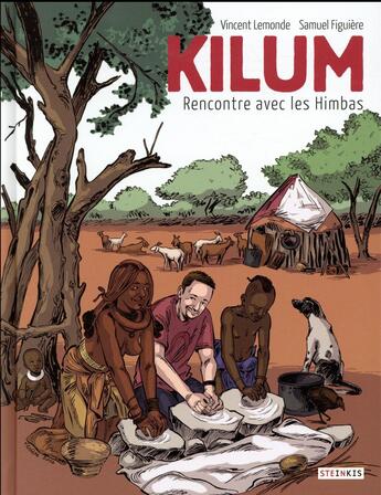 Couverture du livre « Kilum : rencontre avec les Himbas » de Samuel Figuiere et Vincent Lemonde aux éditions Steinkis