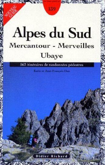 Couverture du livre « N139 - Alpes Du Sud - Mercantour, Merveilles, Ubaye » de Dao aux éditions Glenat