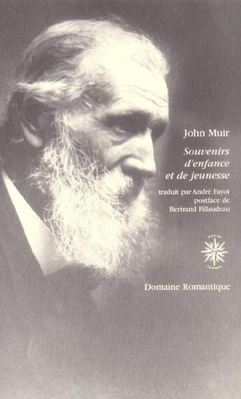 Couverture du livre « Souvenirs d'enfance et de jeunesse » de John Muir aux éditions Corti