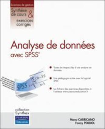 Couverture du livre « Analyse de données avec SPSS® » de Manu Carricano aux éditions Pearson