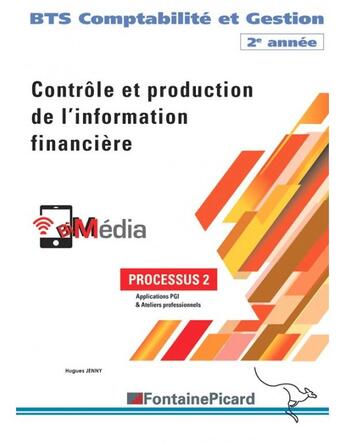 Couverture du livre « P2 bts compta gestion bts2 » de Hugues Jenny aux éditions Fontaine Picard