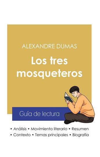 Couverture du livre « Guía de lectura los tres mosqueteros de Alexandre Dumas (analisis literario de referencia y resumen » de  aux éditions Paideia Educacion