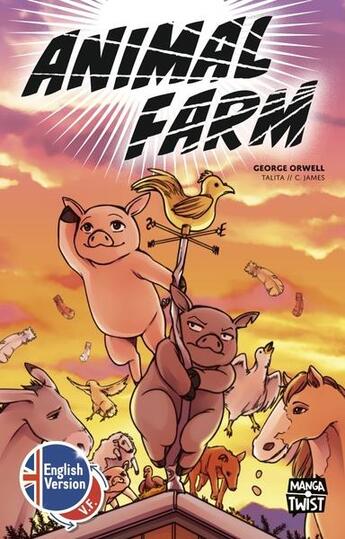 Couverture du livre « Animal farm » de George Orwell et Christopher James et Talita aux éditions Belin Education