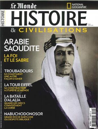 Couverture du livre « Histoire & civilisations n 38 avril 2018 » de  aux éditions Malesherbes