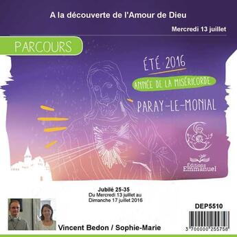 Couverture du livre « A la decouerte de l'amour de dieu » de  aux éditions Emmanuel